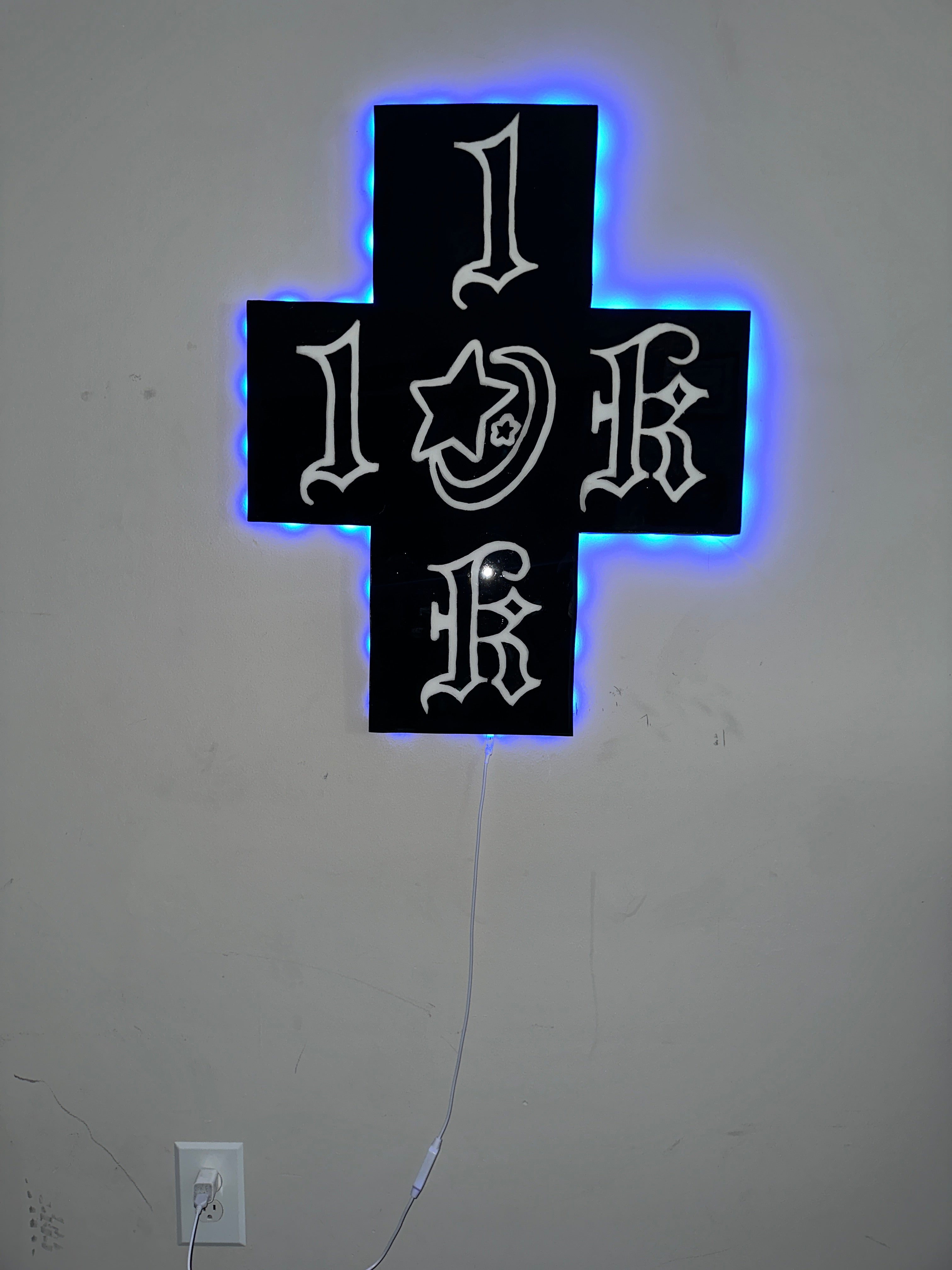 In “1OK” We Trust Wall Art (Black/White)