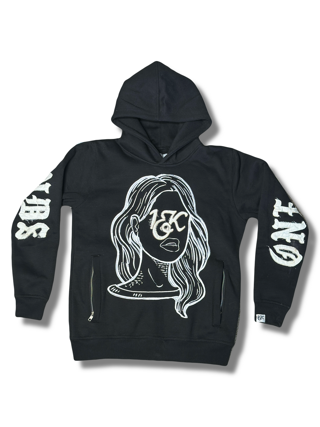 “1OK” Iconic Muse Hoodie (Black/White)