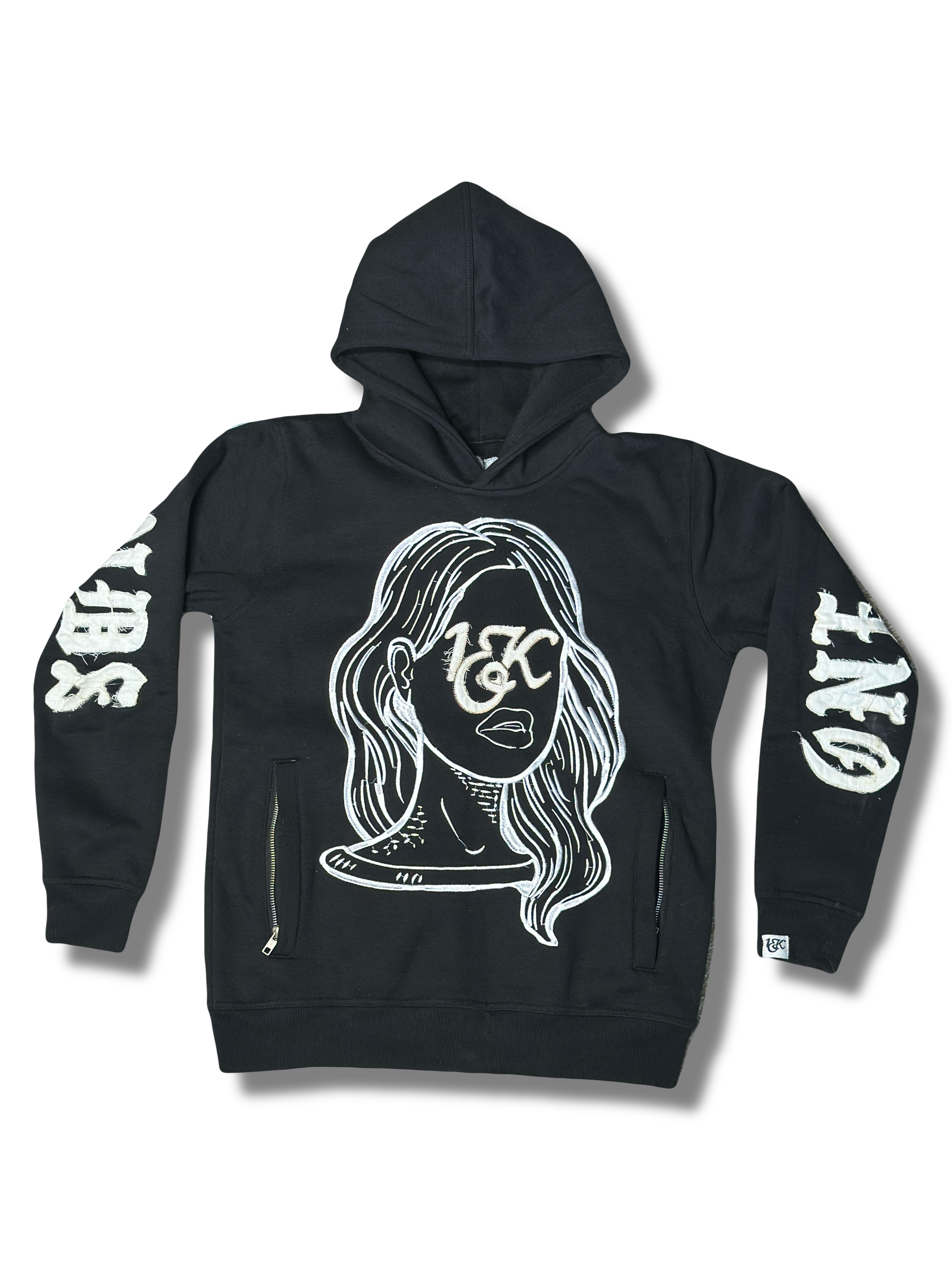 “1OK” Iconic Muse Hoodie (Black/White)