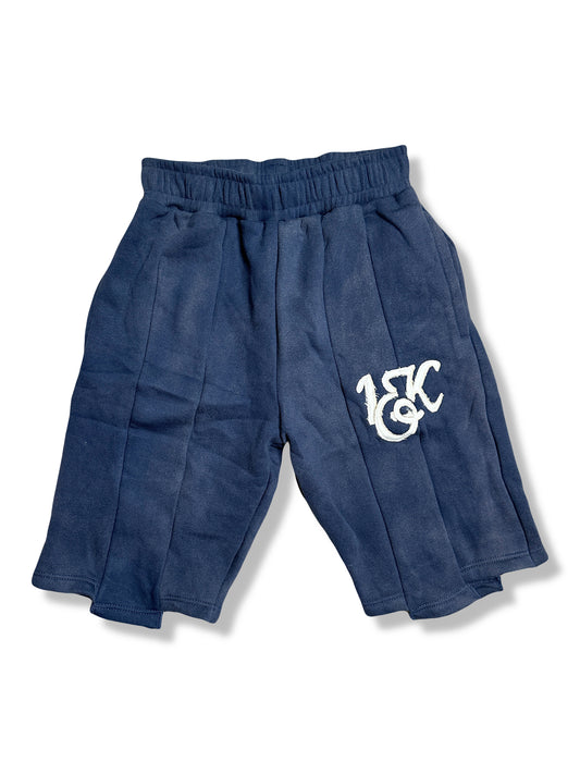 1OK Uniform Shorts — Navy Acid Wash