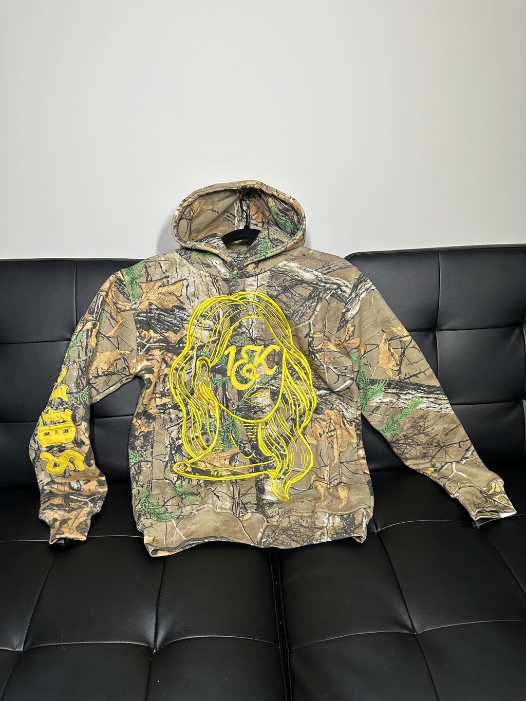 “1OK” Iconic Muse Hoodie (Camo/Yellow)