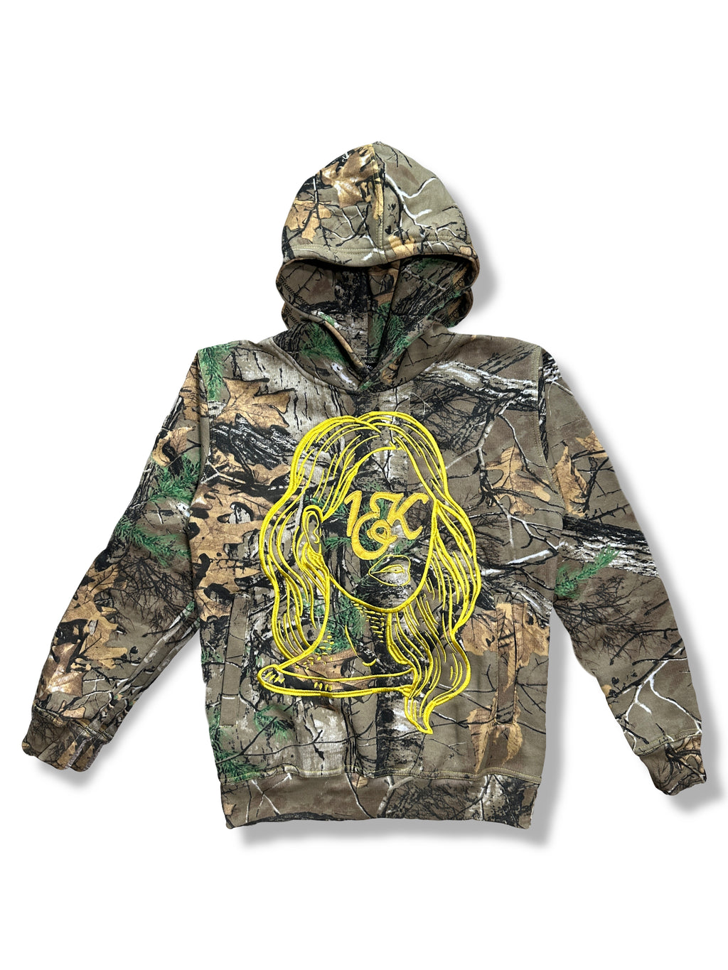 “1OK” Iconic Muse Hoodie (Camo/Yellow)