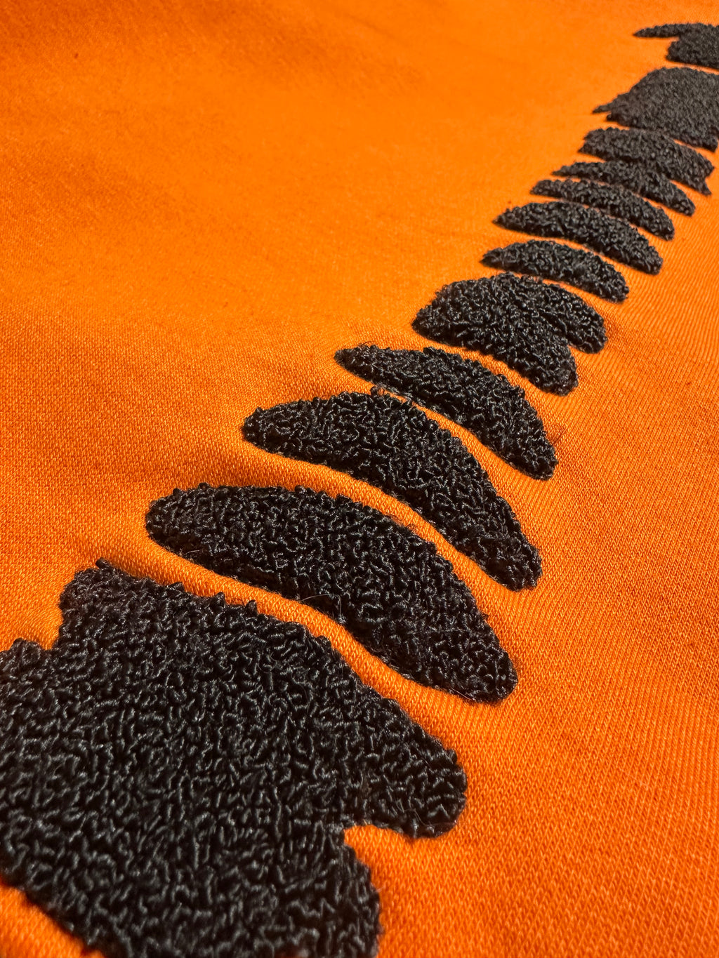 “1OK” Skeleton Full-Zip Hoodie (Orange/Black)