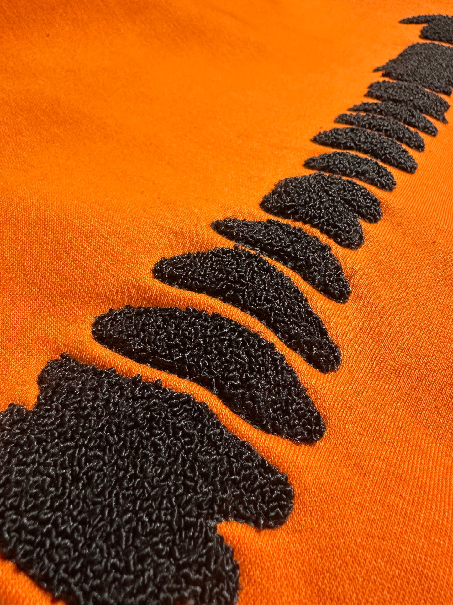 “1OK” Skeleton Full-Zip Hoodie (Orange/Black)