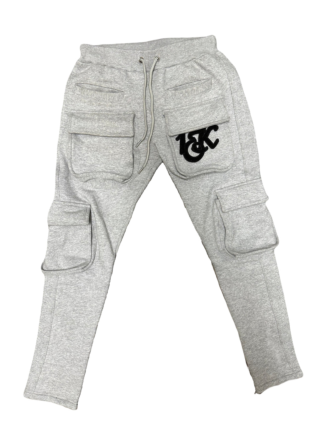 "1OK" Cargo Joggers (Heather Grey/ Black)