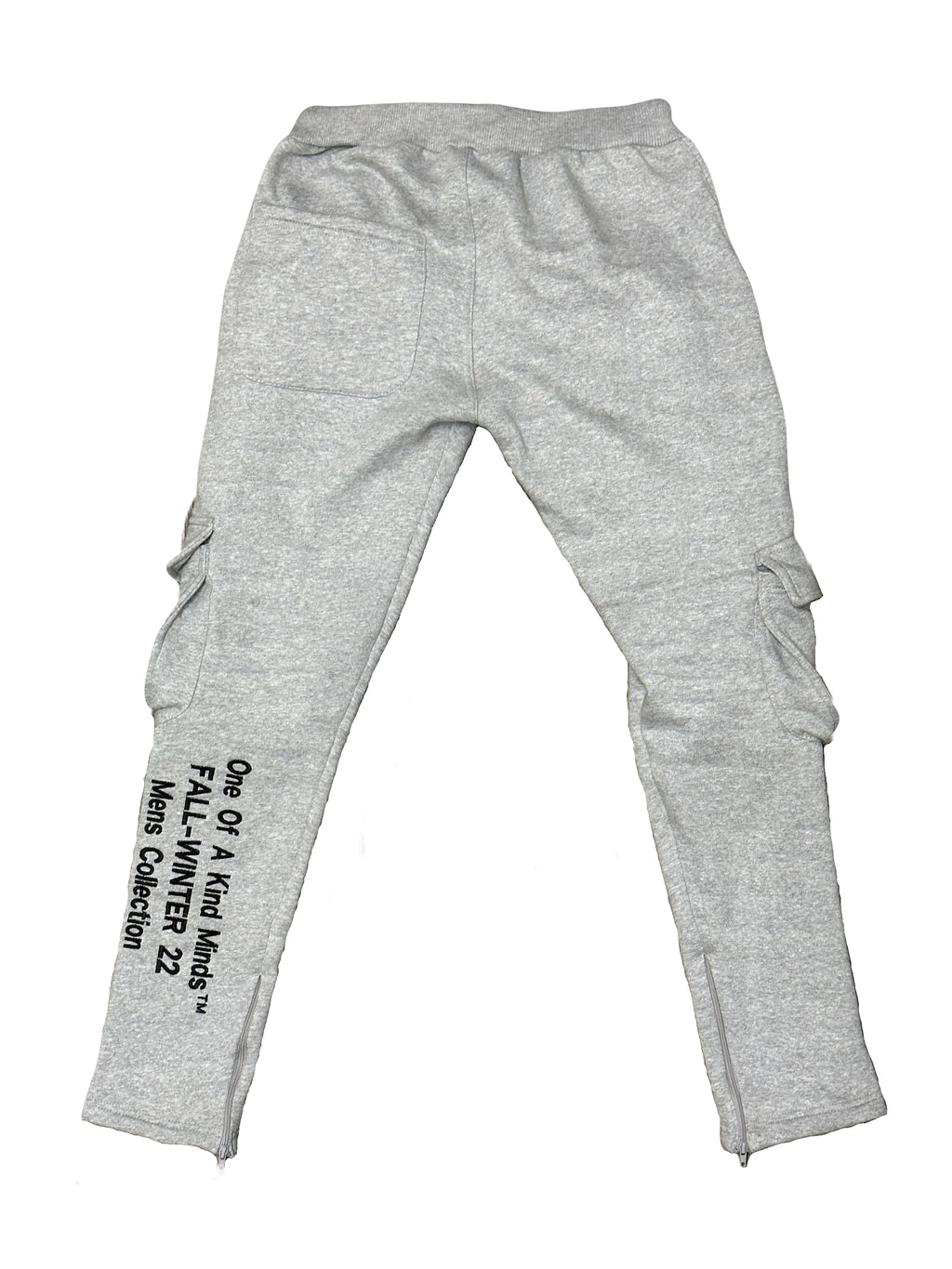"1OK" Cargo Joggers (Heather Grey/ Black)