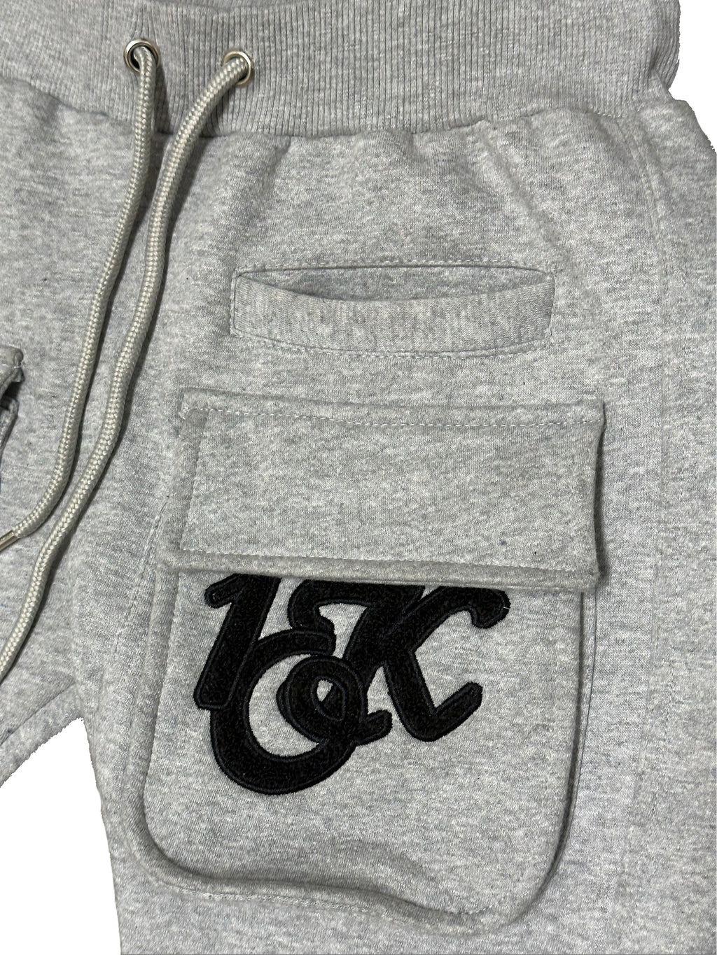 "1OK" Cargo Joggers (Heather Grey/ Black)