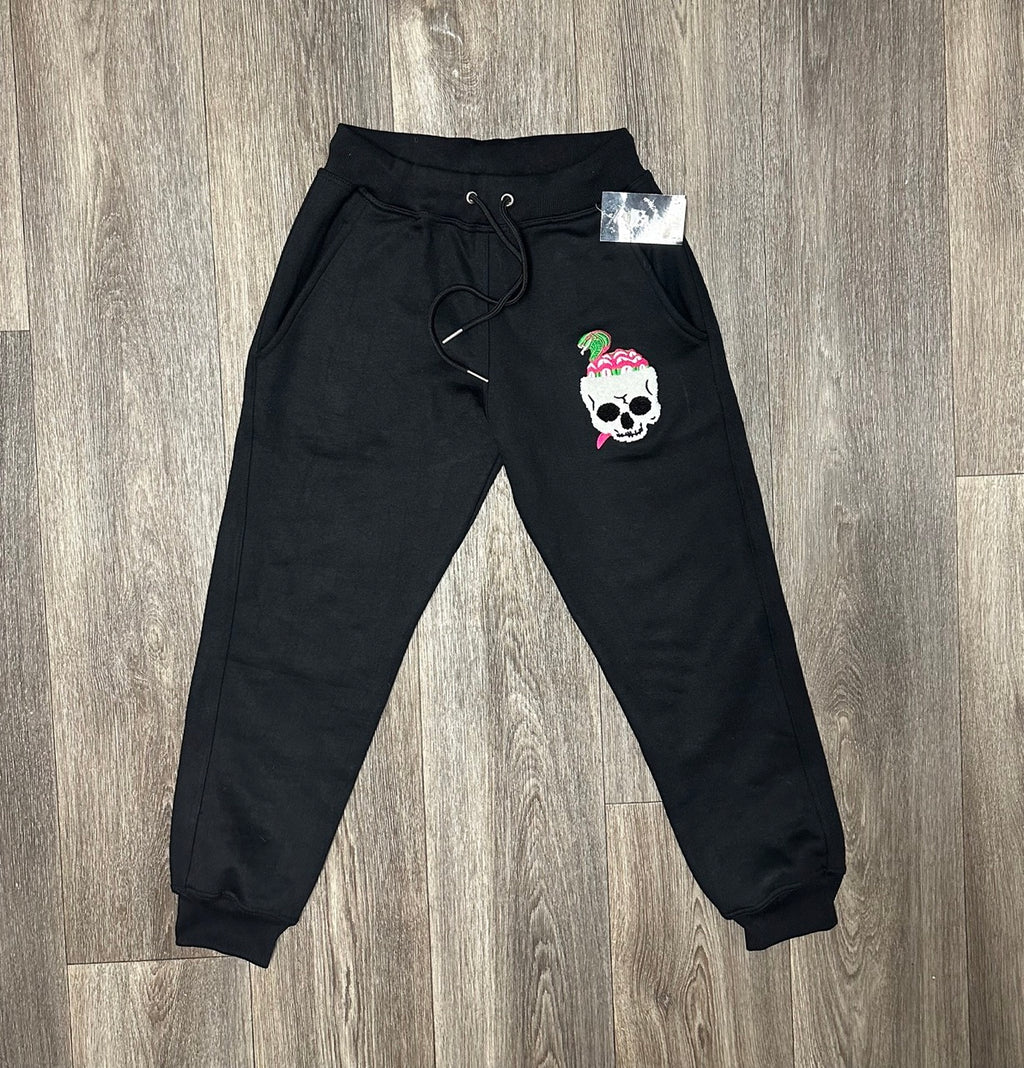 Snake Brain Joggers (Black)