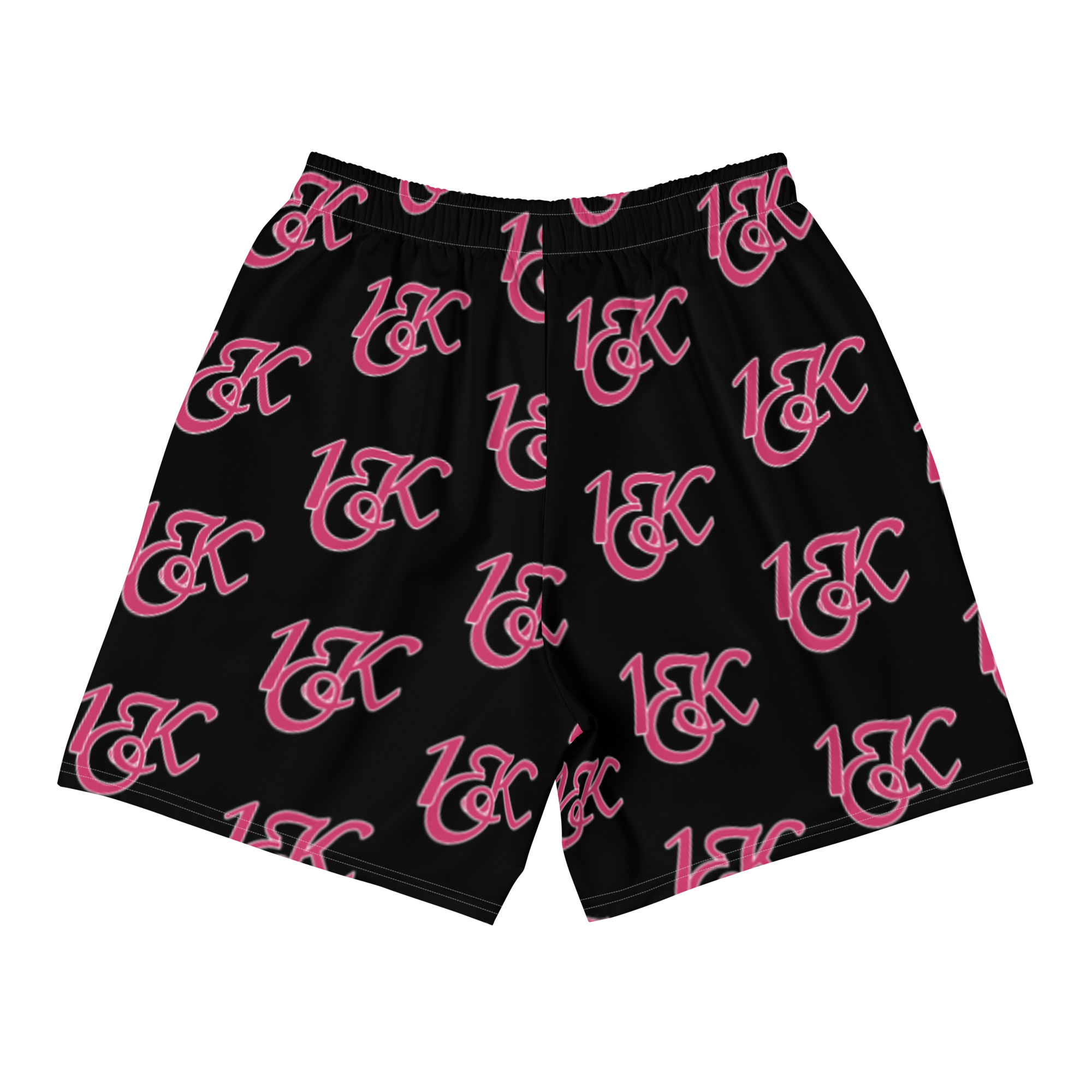 "1OK" Athletic Shorts (Black/Flamingo/White)