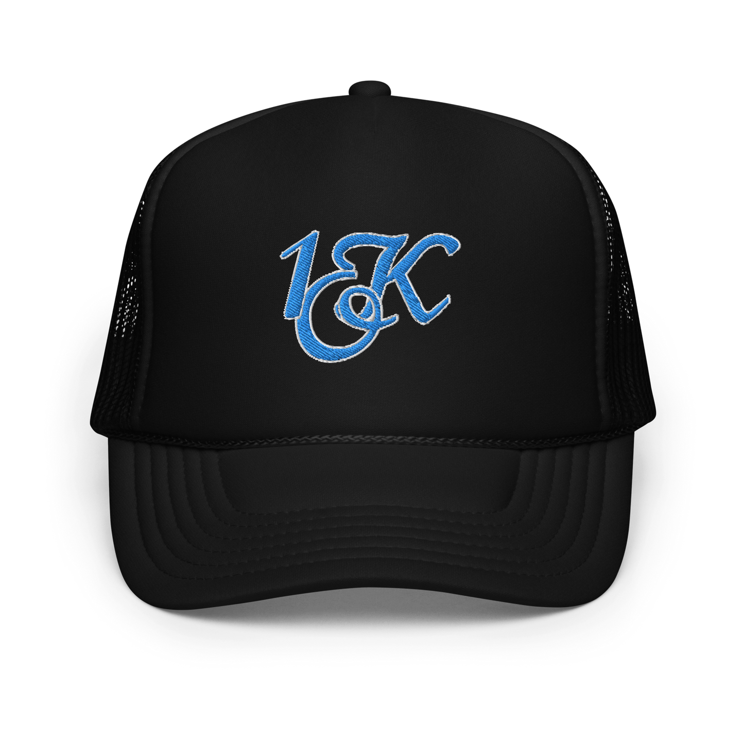 "1OK" Foam Trucker Hat (Black/Blue/White)