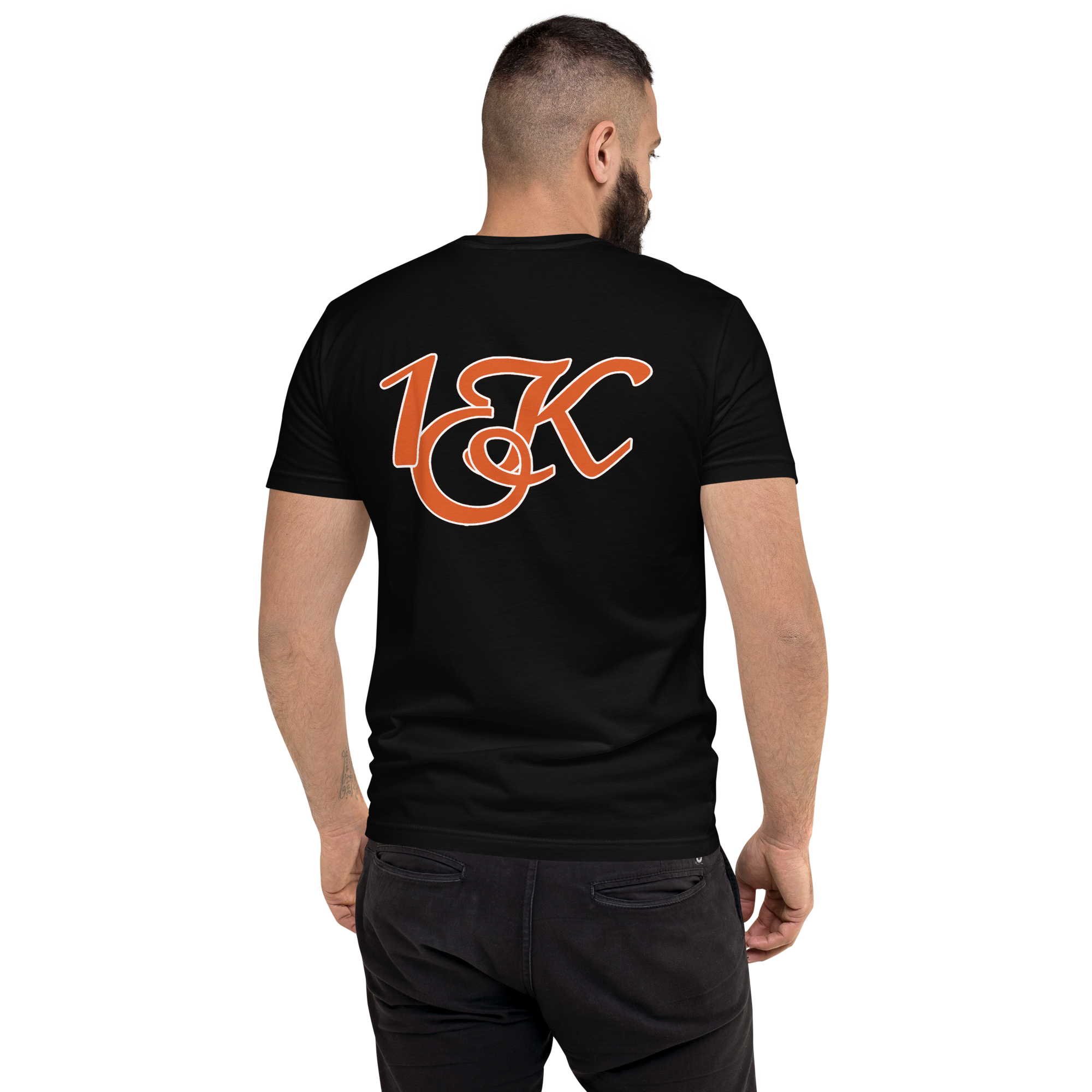 "1OK" Snake Brain Unisex T-Shirt (Black/White/Orange)
