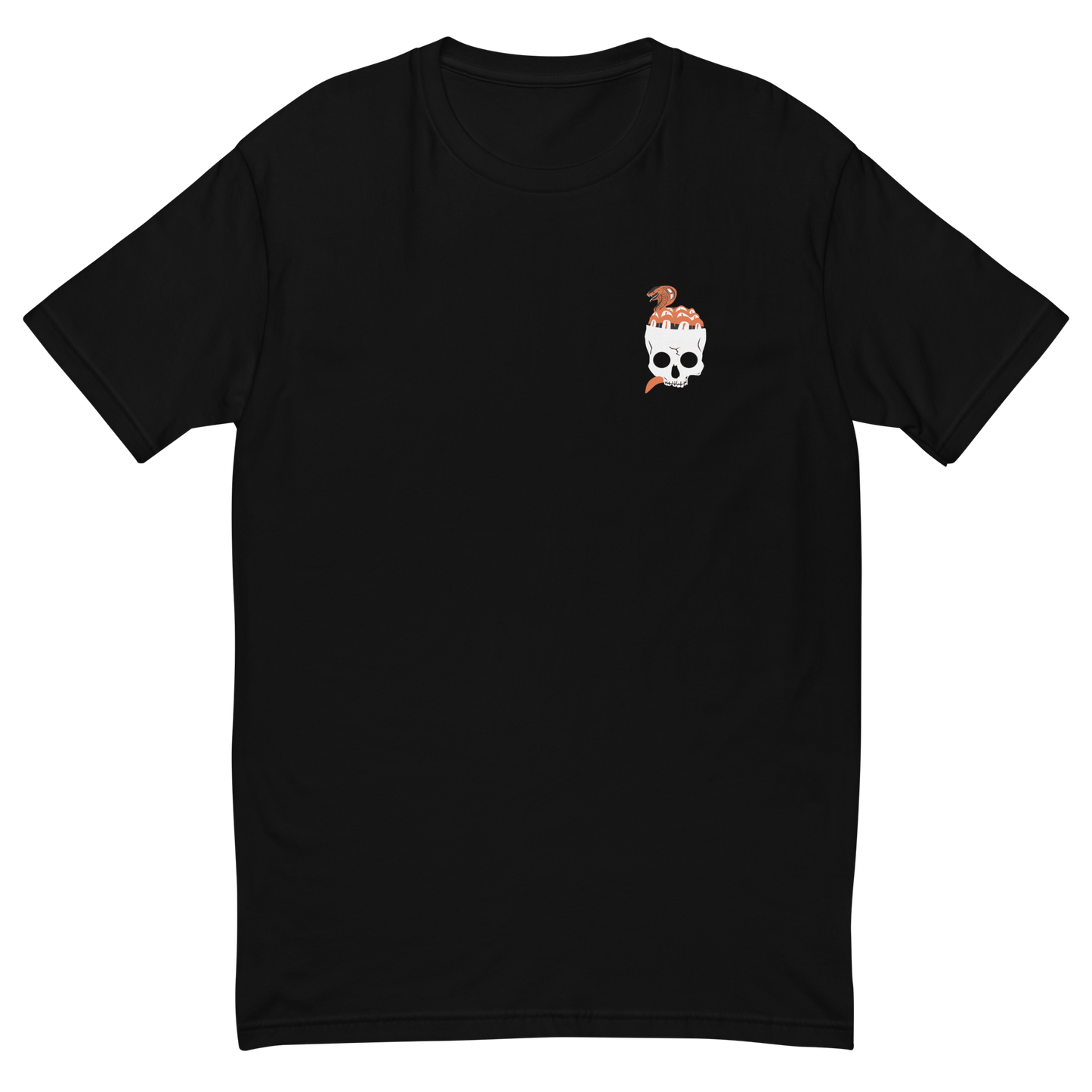 "1OK" Snake Brain Unisex T-Shirt (Black/White/Orange)