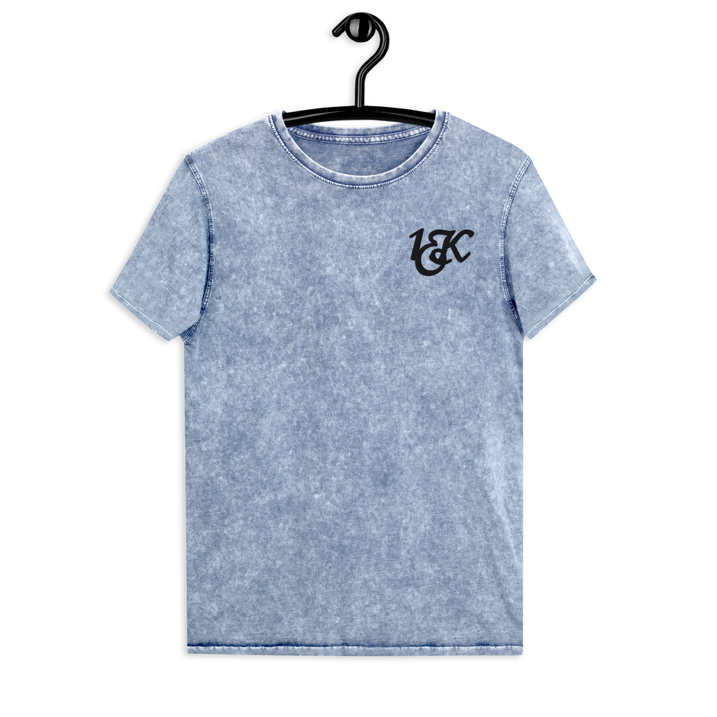 "1OK" Denim T-Shirt (Blue/Black)