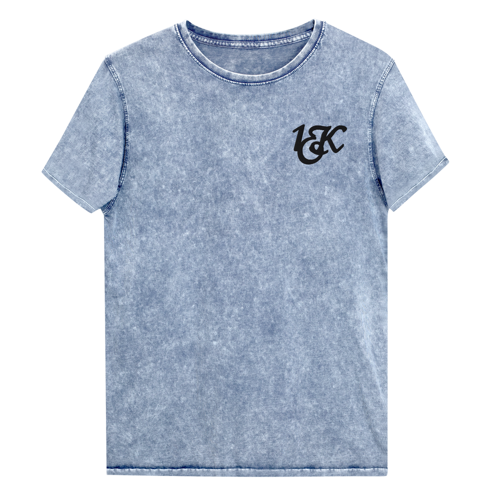 "1OK" Denim T-Shirt (Blue/Black)