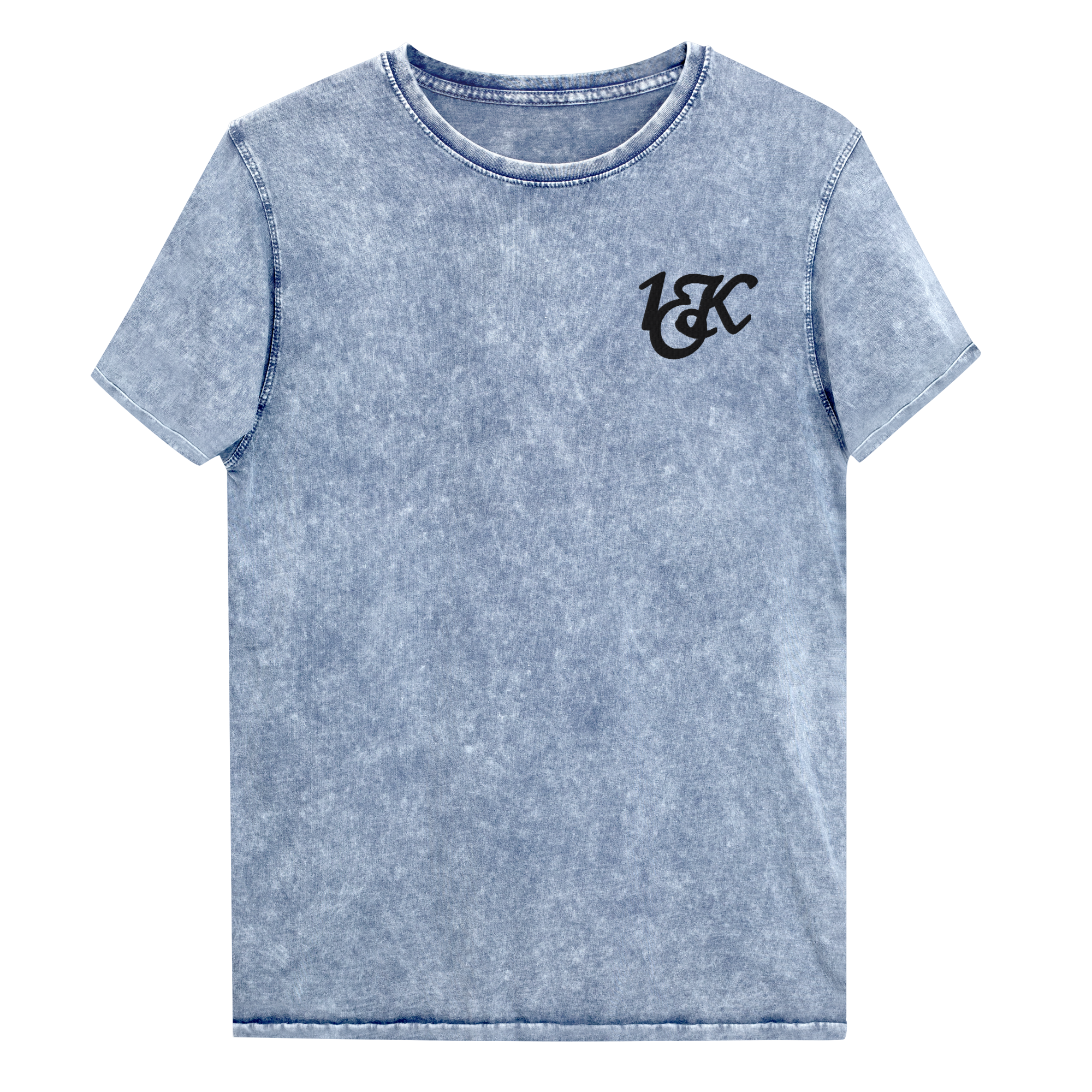 "1OK" Denim T-Shirt (Blue/Black)