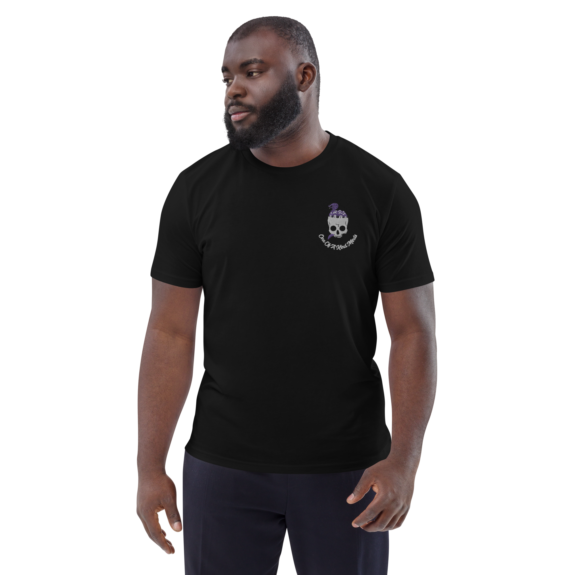 "1OK" Snake Brain T-Shirt  (Black/White/Purple)