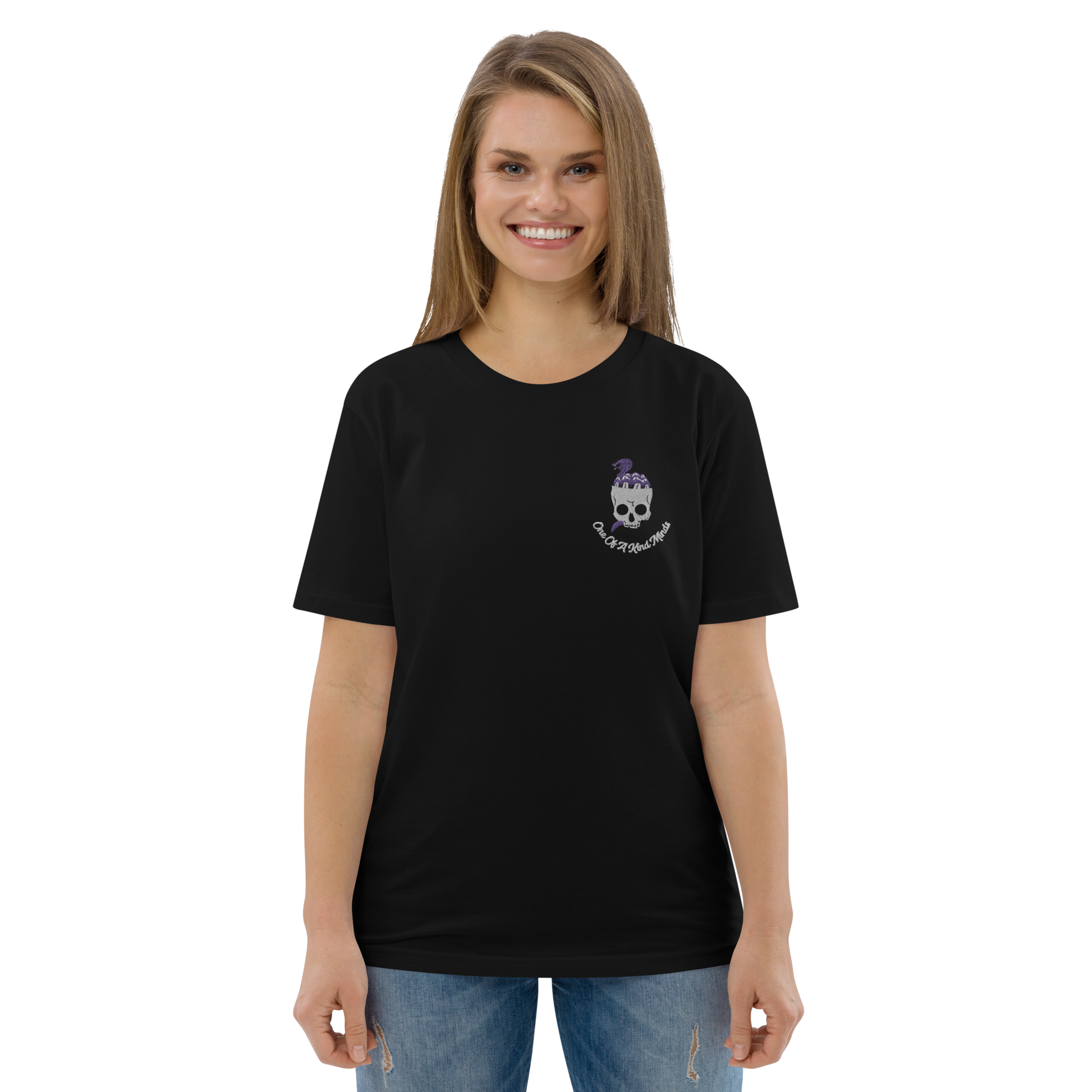 "1OK" Snake Brain T-Shirt  (Black/White/Purple)