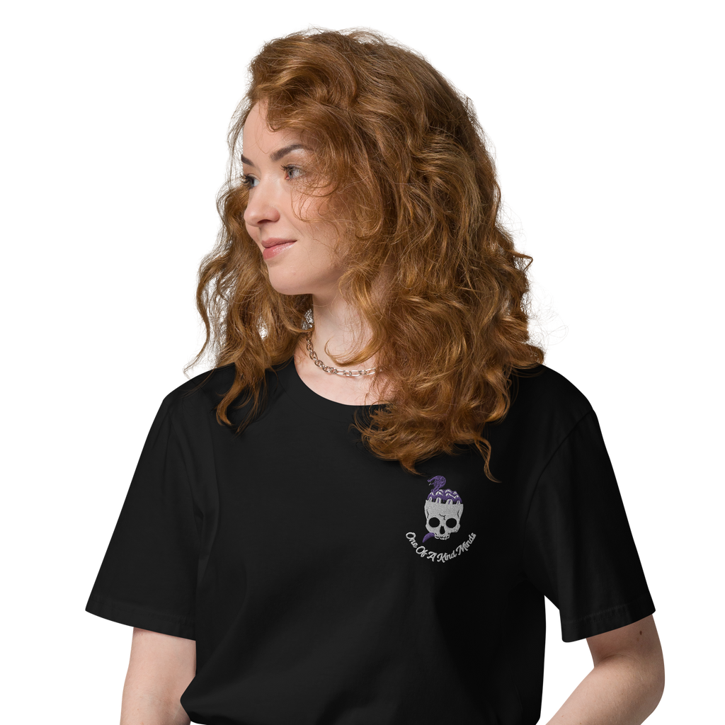 "1OK" Snake Brain T-Shirt  (Black/White/Purple)