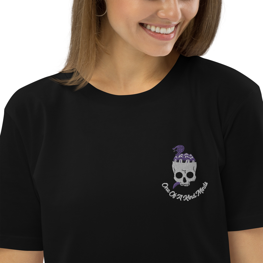 "1OK" Snake Brain T-Shirt  (Black/White/Purple)