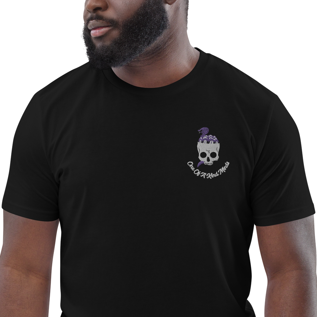 "1OK" Snake Brain T-Shirt  (Black/White/Purple)