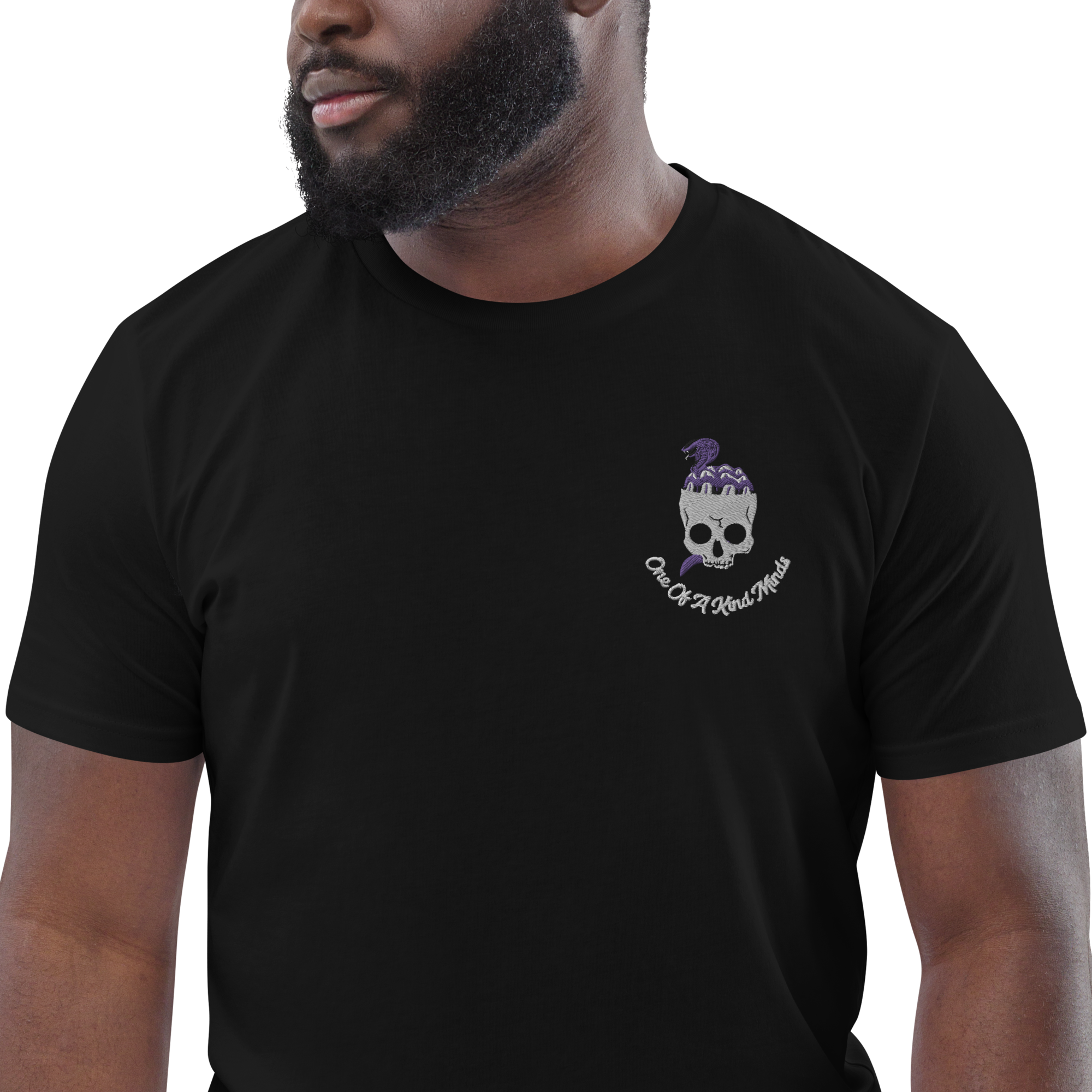 "1OK" Snake Brain T-Shirt  (Black/White/Purple)