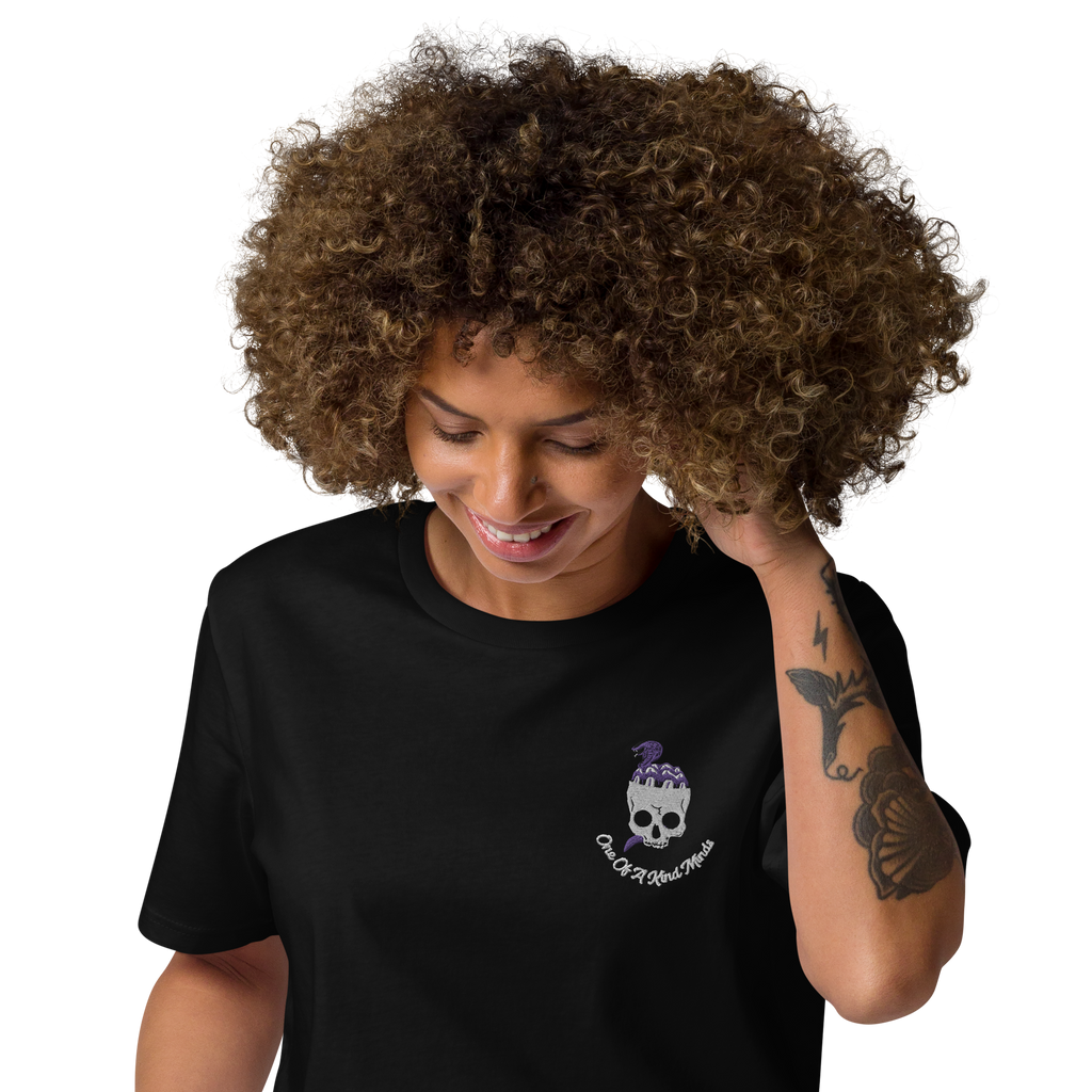 "1OK" Snake Brain T-Shirt  (Black/White/Purple)