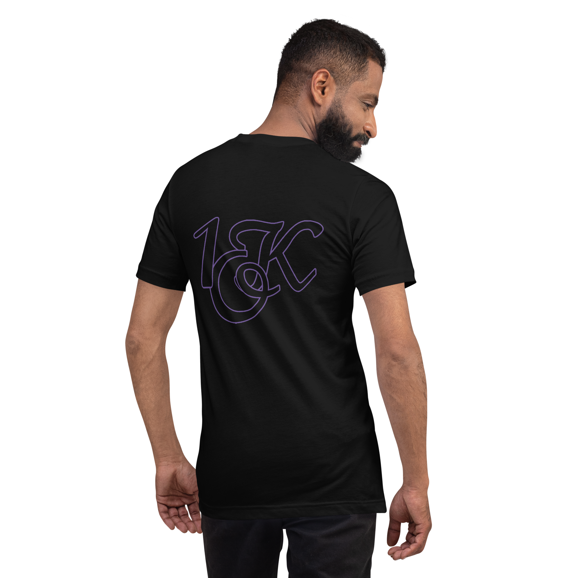 "1OK" Snake Brain T-Shirt  (Black/White/Purple)
