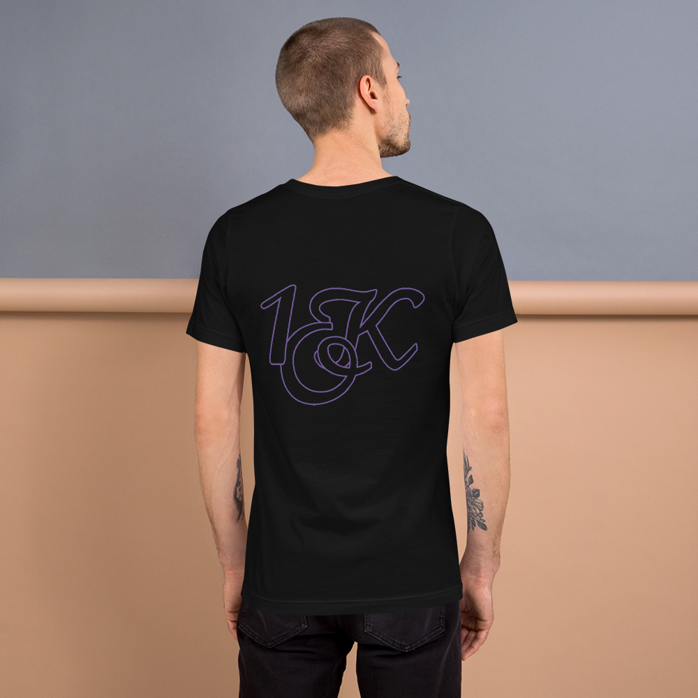"1OK" Snake Brain T-Shirt  (Black/White/Purple)