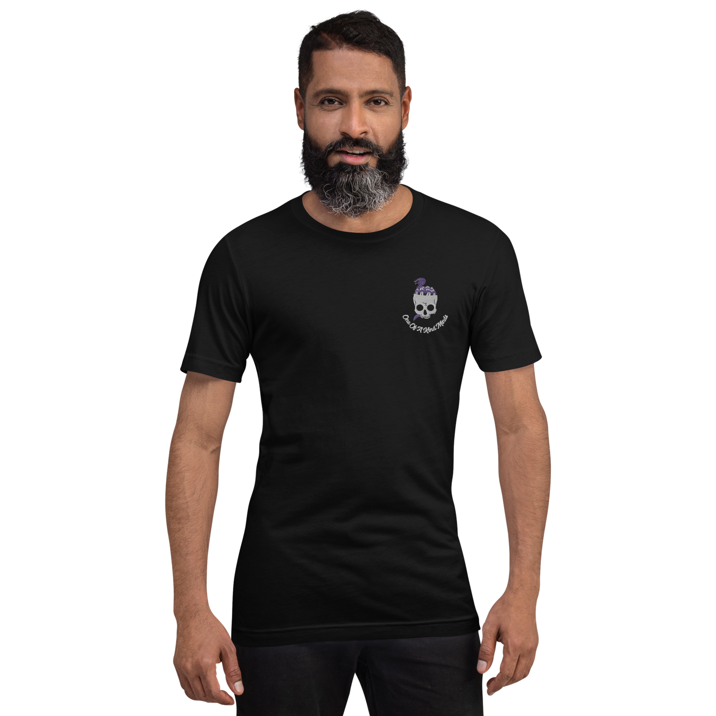 "1OK" Snake Brain T-Shirt  (Black/White/Purple)