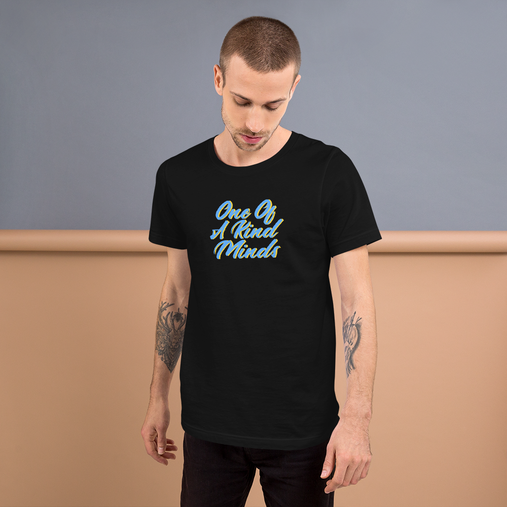 One Of A Kind Minds Unisex T-Shirt (Turquoise /Yellow)